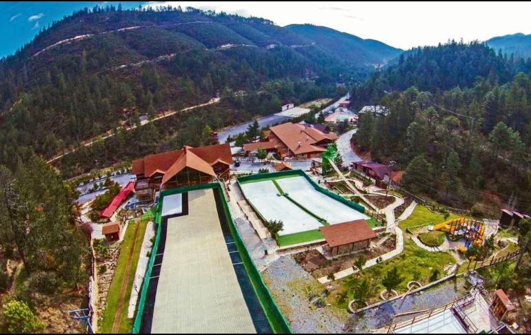 paisaje. Vista aérea del desarrollo turístico asentado en casi 800 hectáreas.