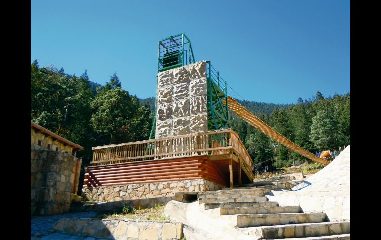 Pared. Para los amantes de los deportes extremos, el destino cuenta con muros de siete metros para practicar rappel.