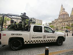 La Guardia Nacional, la nueva apuesta del Gobierno federal para reducir los indicadores de inseguridad, ya resguarda el Centro de Guadalajara. EL INFORMADOR / F. Atilano