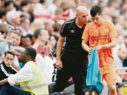 Hirving Lozano poco pudo hacer para evitar la caída de los Granjeros. @PSV