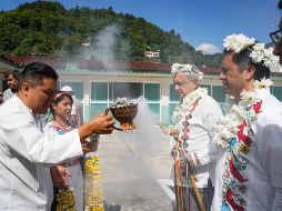 Andrés Manuel López Obrador en su visita de este domingo al Hospital de Zongolica, Veracruz, 28 de julio de 2019. NTX/Presidencia