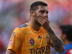 En su cuenta de Instagram, el delantero francés le mandó un mensaje al otro goleador histórico de los felinos, con una imagen de su presentación con el rival Monterrey. IMAGO7