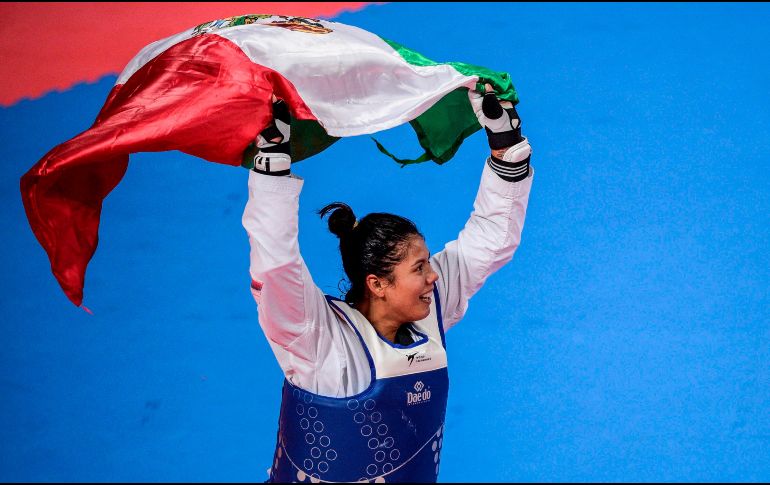 De esta manera el taekwondo mexicano en los Juegos Panamericanos cierra con tres oros. AFP / E. Benavides