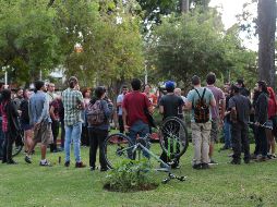 En la asamblea donde se reunieron cerca de 30 personas, convocaron a una manifestación el próximo sábado. EL INFORMADOR / G. Gallo