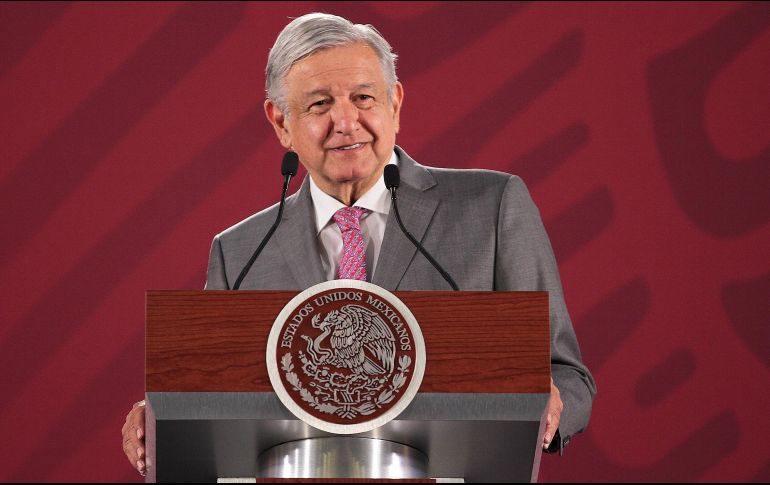 López Obrador asegura que la oposición actúa con responsabilidad y no va más allá de los cuestionamientos. NTX / I. Hernández