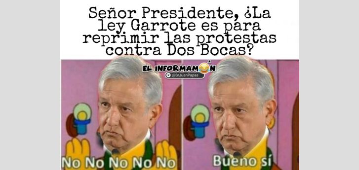 Resultado de imagen para ley del garrote meme