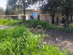 La finca fue localizada alrededor de las 14:00 horas, en el cruce de Camino al Molino y la avenida Jesús Michel González. ESPECIAL / Policía de Tlajomulco