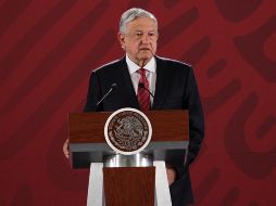 Andrés Manuel López Obrador rechaza el informe de la Secretaría de Hacienda de que hay un subejercicio del gasto por 174 mil 484 millones de pesos. NTX / G. Granados