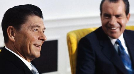Reagan y Nixon tuvieron la conversación en octubre de 1971. GETTY