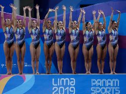 En esta ocasión, el equipo de ondinas conformado por  Nuria, Amaya Velázquez y Pamela Toscano se alzó con la plata. AP / M. Castillo