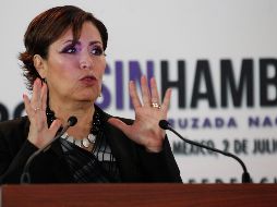 Rosario Robles. Aunque un juez federal impidió, por el momento, la ejecución de cualquier orden de aprehensión o comparecencia en su contra, deberá exhibir una garantía de casi 70 mil pesos para conservar la medida. SUN