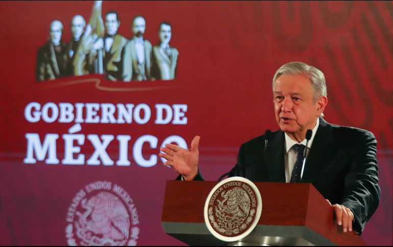 López Obrador reitera que no habrá tolerancia a la impunidad, prepotencia o influyentismo. NTX / G. Durán