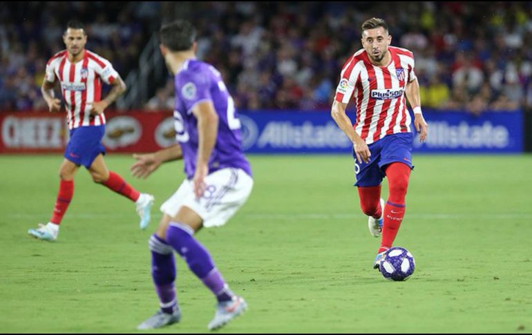 La velada fue de Herrera, quien mostró al técnico Diego Simeone que puede ser el jugador que tanto requiere en esta nueva versión del conjunto rojiblanco. TWITTER / @Atleti