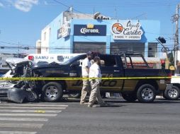 Los policías resultaron lesionados, informó la dependencia. ESPECIAL