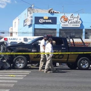 Muere civil en choque con patrulla Estatal