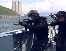 Imagen tomada del video de tres minutos. AFP/Ejército Popular de Liberación