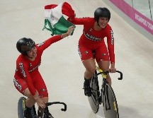 En la pista, el par mexicano detuvo el crono en 33.424 segundos y con ello impuso nuevo récord. EFE / O. Barría