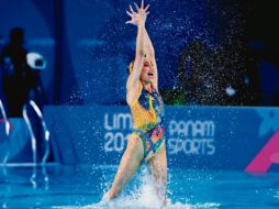 Nuria Diosdado. La sirena jalisciense se colgó dos medallas de plata en Lima 2019. CODE JALISCO