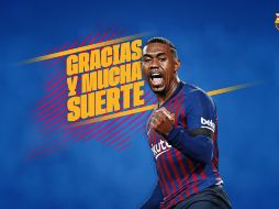 El equipo le desea ''mucha suerte y éxitos en el futuro''. TWITTER / @FCBarcelona_es