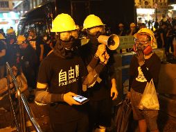 Los manifestantes cantaron consignas como 