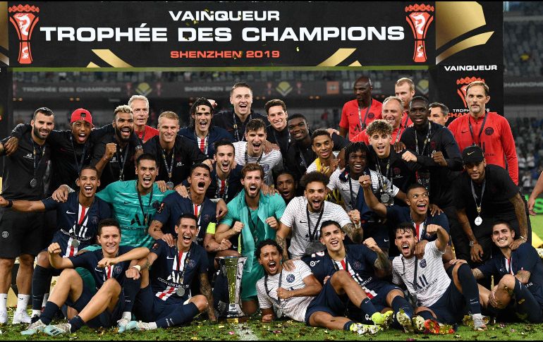 Con anotaciones de Kylian Mbappé y Ángel Di María, el equipo parisino logró su novena 