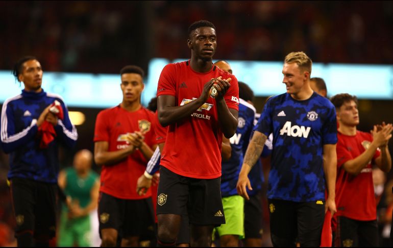 El United, que ha ganado sus seis partidos de pretemporada, sufrió de más en esta ocasión. AFP/G. Caddick