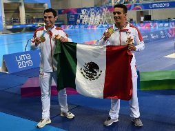 Yahel Castillo y Juan Celaya subieron a lo más alto del podio este sábado. AFP/P. Pardo