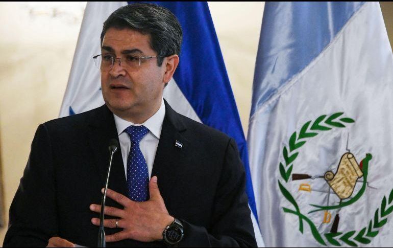 Juan Orlando Hernández, presidente de Honduras. AFP