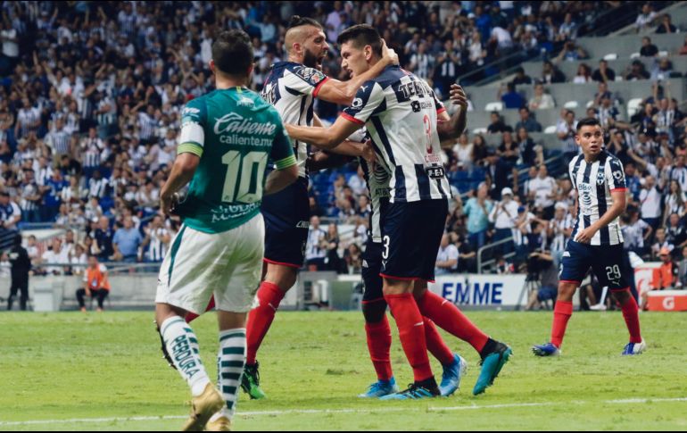 César Montes (#3) hizo el segundo gol de los Rayados. IMAGO7