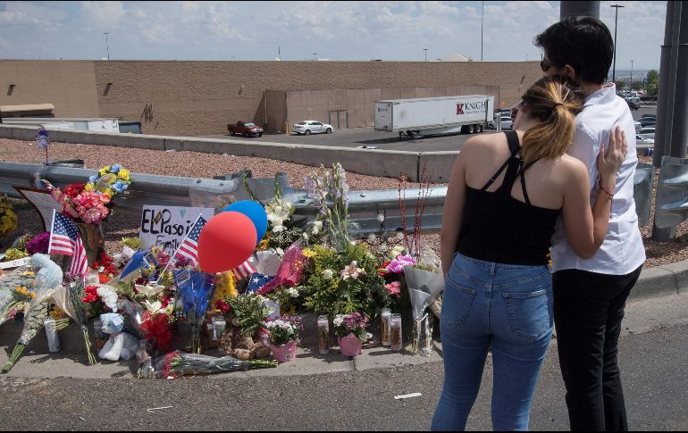 El ataque en un centro comercial de El Paso, Texas, dejó 20 personas fallecidas. AFP/M. Ralston