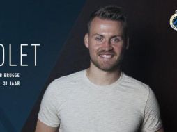 El jugador ha sido desplazado constantemente por otros arqueros . TWITTER / @ClubBrugge