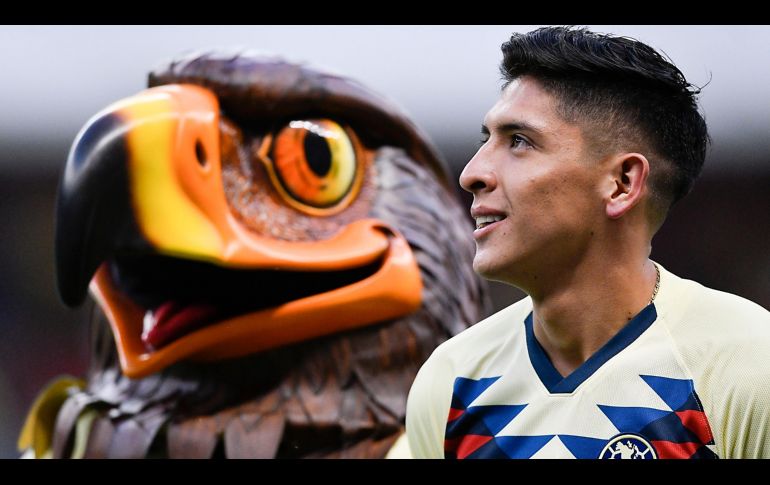 Edson, canterano del Club América, ha trabajado tres días al parejo de sus compañeros y podría ver actividad este martes. IMAGO7/E. Espinosa