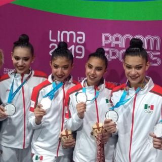 Equipo de gimnasia rítmica gana plata en Panamericanos