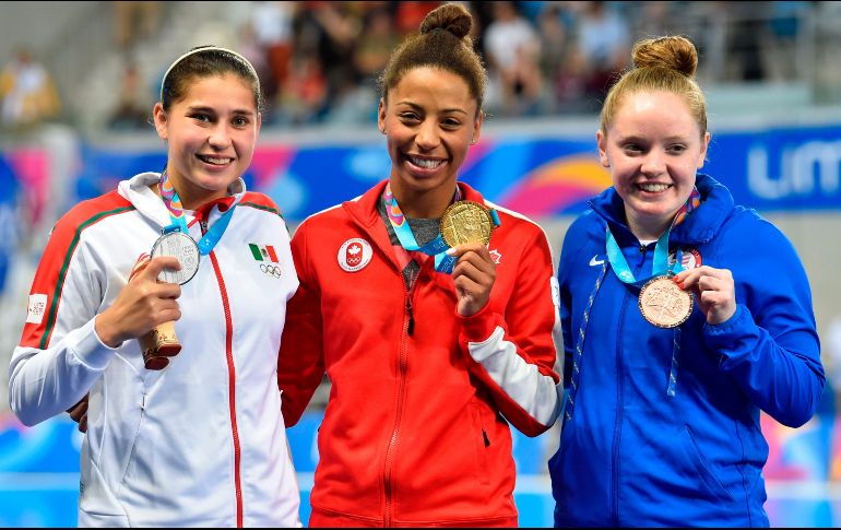 En la prueba de trampolín de tres metros, Hernández Monzón sumó 339.60 para la plata. AFP / P. Pardo