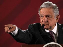 El titular del Ejecutivo federal Andrés Manuel López Obrador rechaza que Presidencia gaste en alimentos onerosos. EFE / M. Guzmán