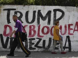 Trump ordenó ayer lunes congelar todos los activos del gobierno venezolano en Estados Unidos. AFP / F. Parra