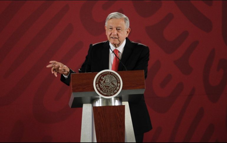 En algunas de sus conferencias de prensa, López Obrador ha pedido que lo dejen trabajar en el proyecto de Santa Lucía. NTX / A. Guzmán