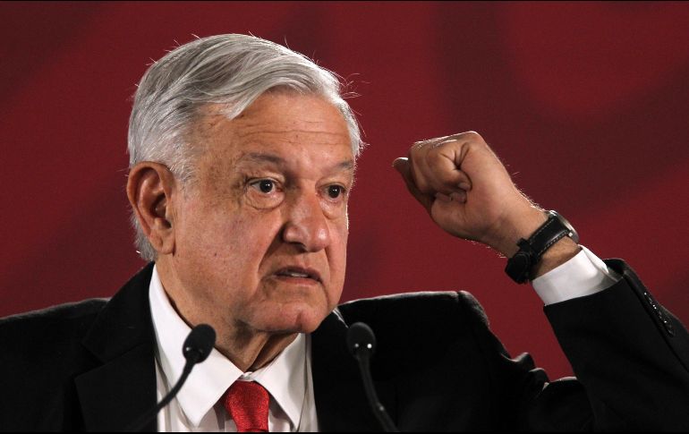 López Obrador explica que el tramo del Tren Maya que pasará por Chiapas es de solo 100 kilómetros, del total de dos mil 300 previstos en su ruta. EFE / M. Guzmán