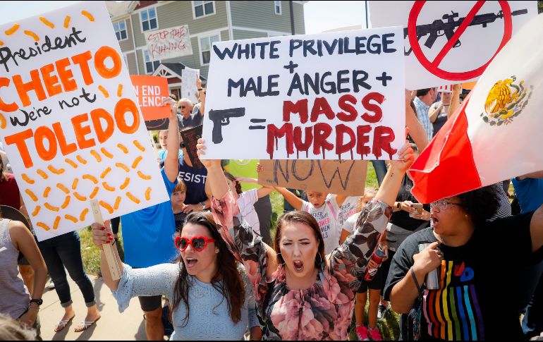 Donald Trump visitará durante la jornada Dayton y El Paso, poblados sacudidos por tiroteos este fin de semana. AP/J. Minchillo