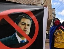 Algunas manifestaciones en contra de Juan Orlando Hernández se tornaron violentas en Tegucigalpa. AFP