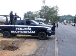 Tras el hallazgo de esta madrugada, se desplegó un operativo de fuerzas locales, estatales y federales para reforzar la seguridad en Uruapan. TWITTER / @MICHOACANSSP