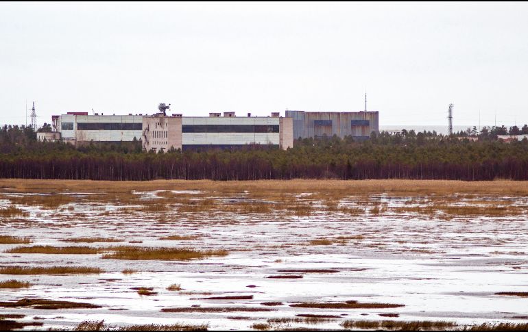 Edificios de la base militar cerca de Severodvinsk. Según expertos estadounidenses, el accidente probablemente esté vinculado a las pruebas de un misil de crucero. AFP/ARCHIVO