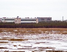 Edificios de la base militar cerca de Severodvinsk. Según expertos estadounidenses, el accidente probablemente esté vinculado a las pruebas de un misil de crucero. AFP/ARCHIVO