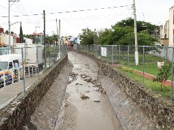 Las autoridades hicieron del arroyo un canal pluvial, pero en los últimos años ha sido insuficiente. EL INFORMADOR/E. Barrera