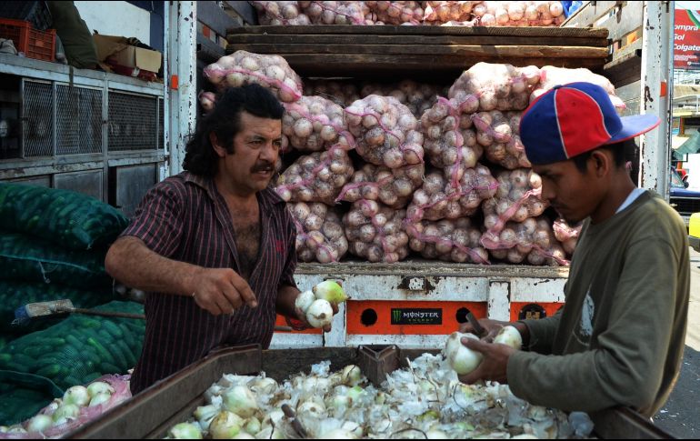 Las cebollas elevaron sus precios casi 16% en el último mes, según el INPC. EL INFORMADOR/F. Atilano
