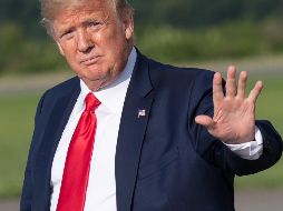 Trump volvió a criticar la medida del Gobierno chino con su divisa, pero aseguró que EU sigue teniendo el manejo de las negociaciones. AFP/S. Loeb