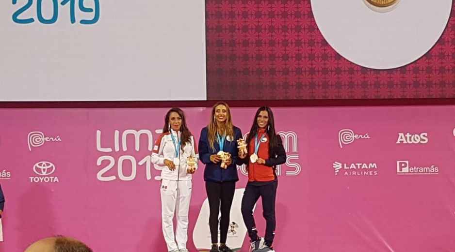 La salvadoreña Paulina María Zamora Cornejo y la chilena Macarena Belén Figueroa Miranda completaron el podio. TWITTER/@CONADE