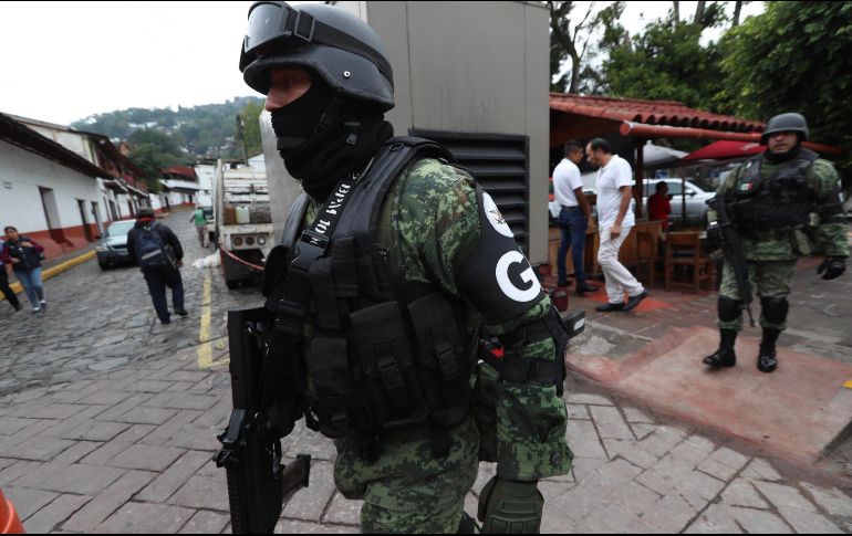 Elementos policiales lograron la detención de por lo menos siete personas que presuntamente dispararon en contra de la Guardia Nacional. SUN/ARCHIVO