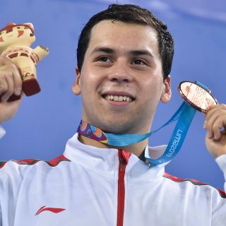 Ricardo Vargas gana el bronce en mil 500 metros de nado libre