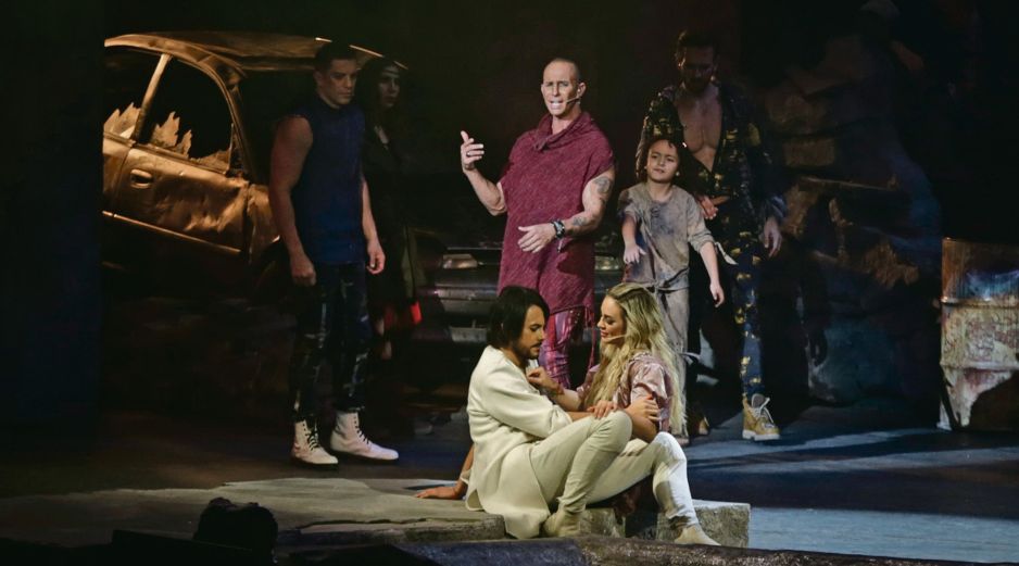 El elenco con la puesta en escena de la ópera rock. EL INFORMADOR / F. Atilano